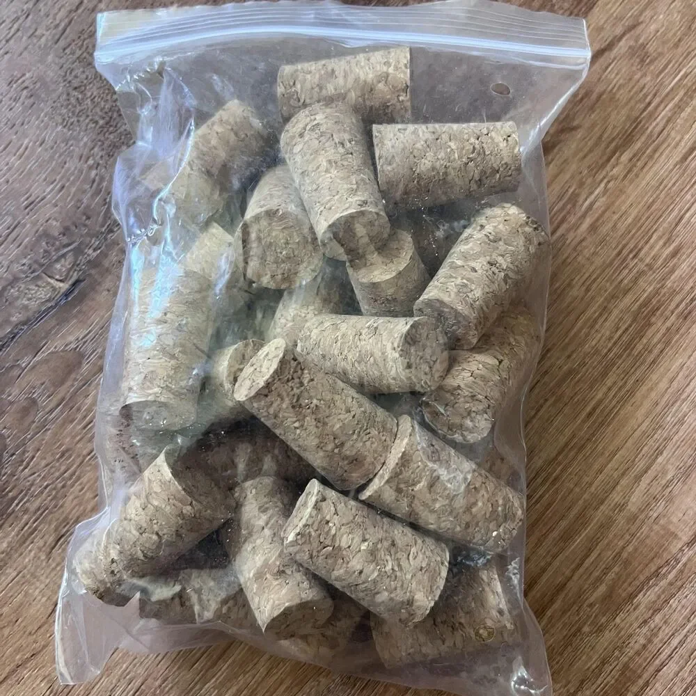 27 Pack Tapered Corks Bottle‎ Stoppers Natural Cork Craft DIY Supplies